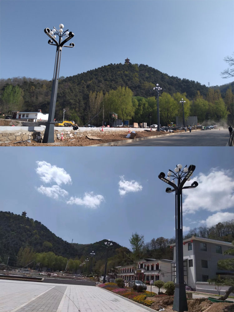 陜西運城景觀燈